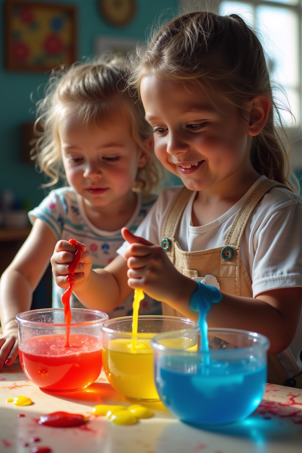 farben mischen kinder outline 7