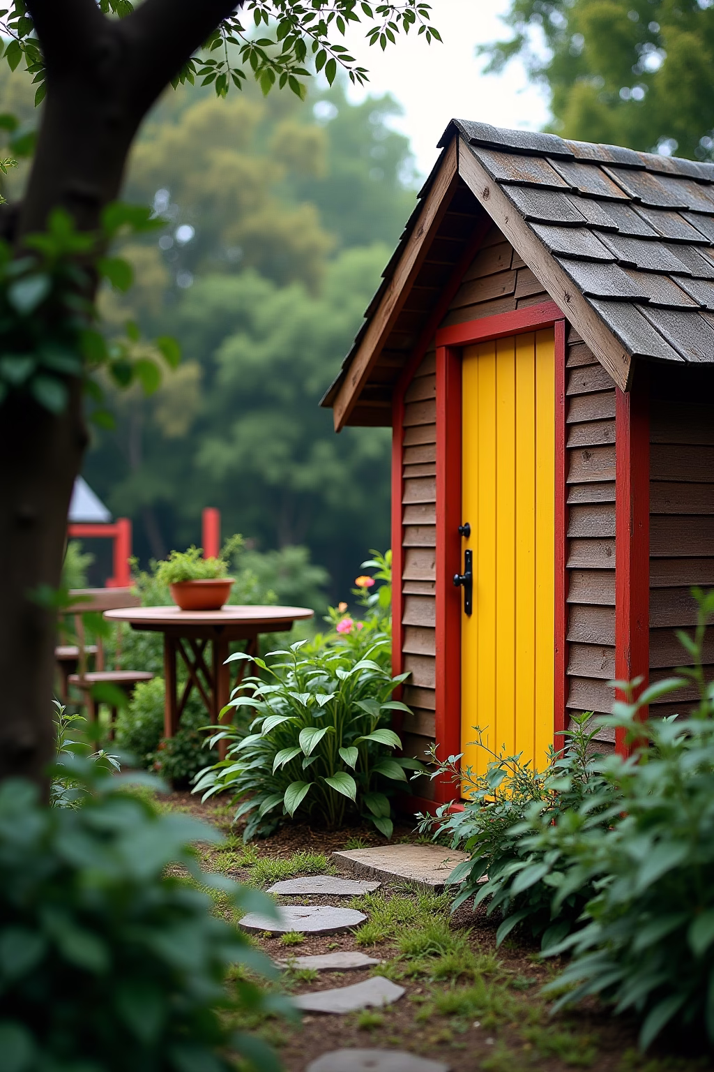 gartenhaus farben bilder outline 6