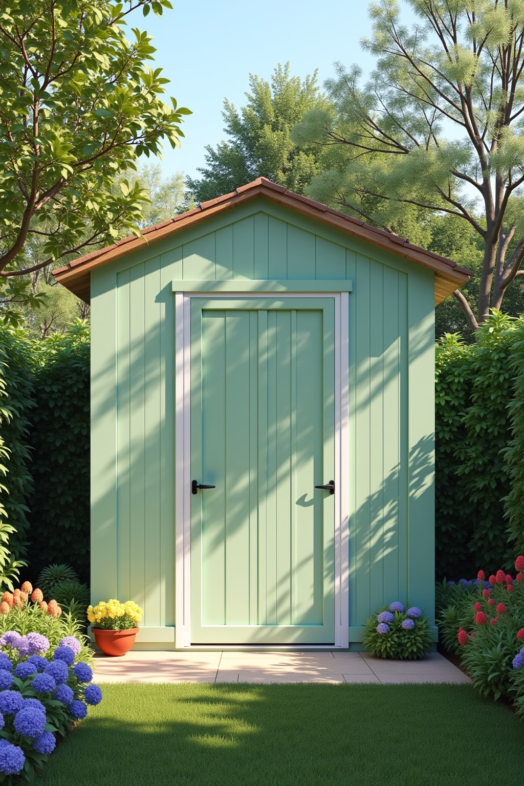 gartenhaus farben bilder outline 7