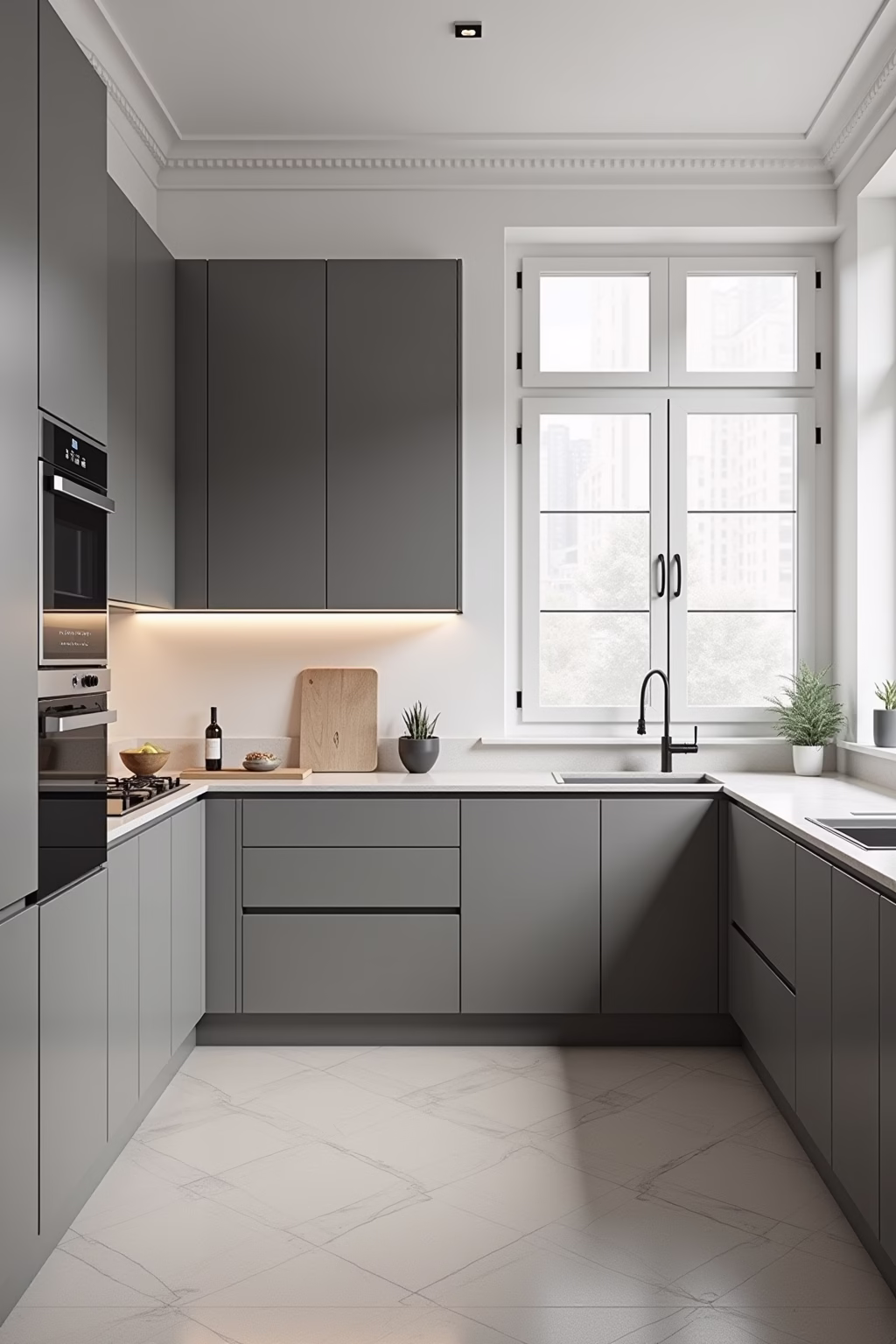 graue kueche welche wandfarbe outline 2