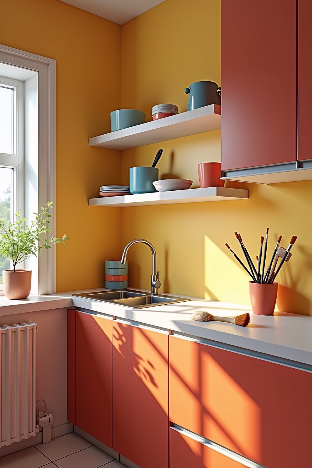 kueche farbe ideen outline 8