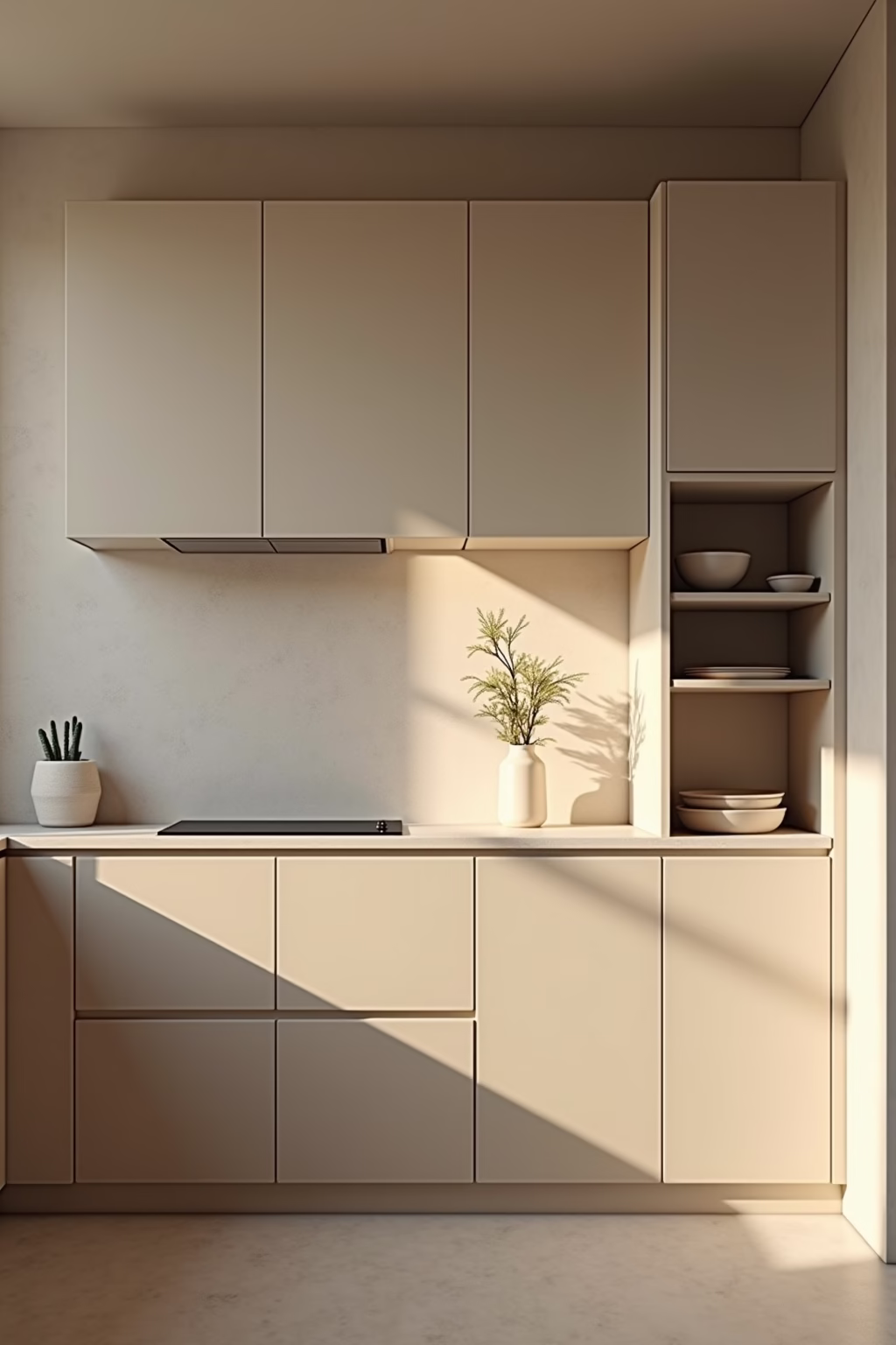 kueche sandfarben matt outline 6