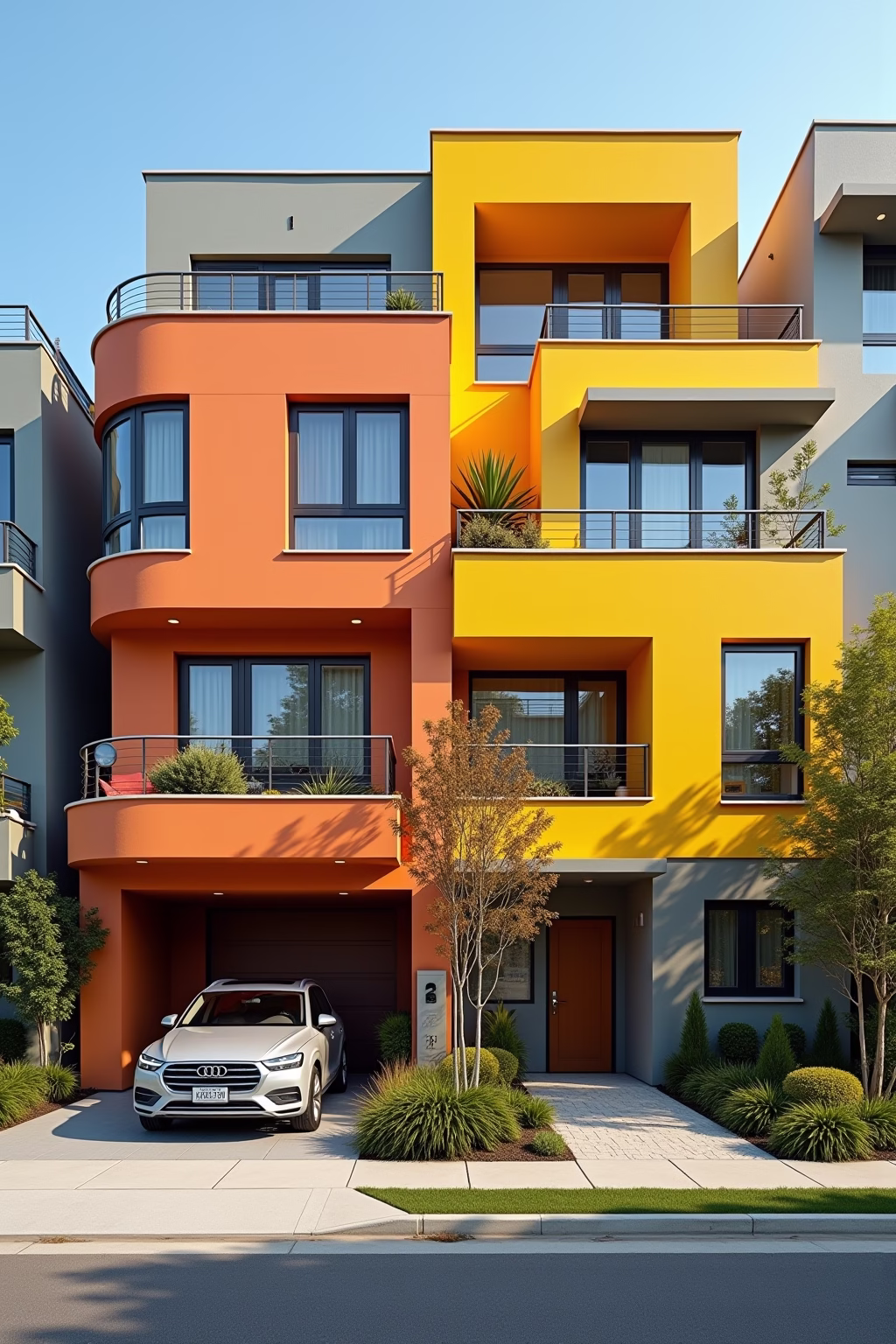 moderne hausfassaden farben outline 2 1