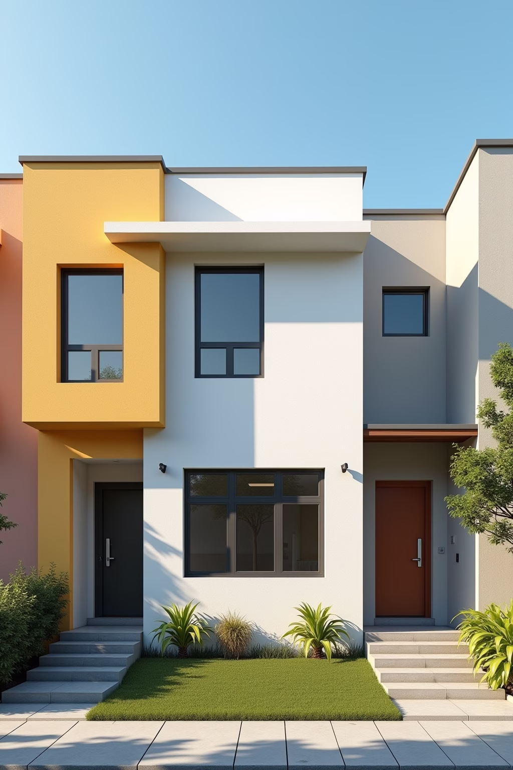 moderne hausfassaden farben outline 7 1