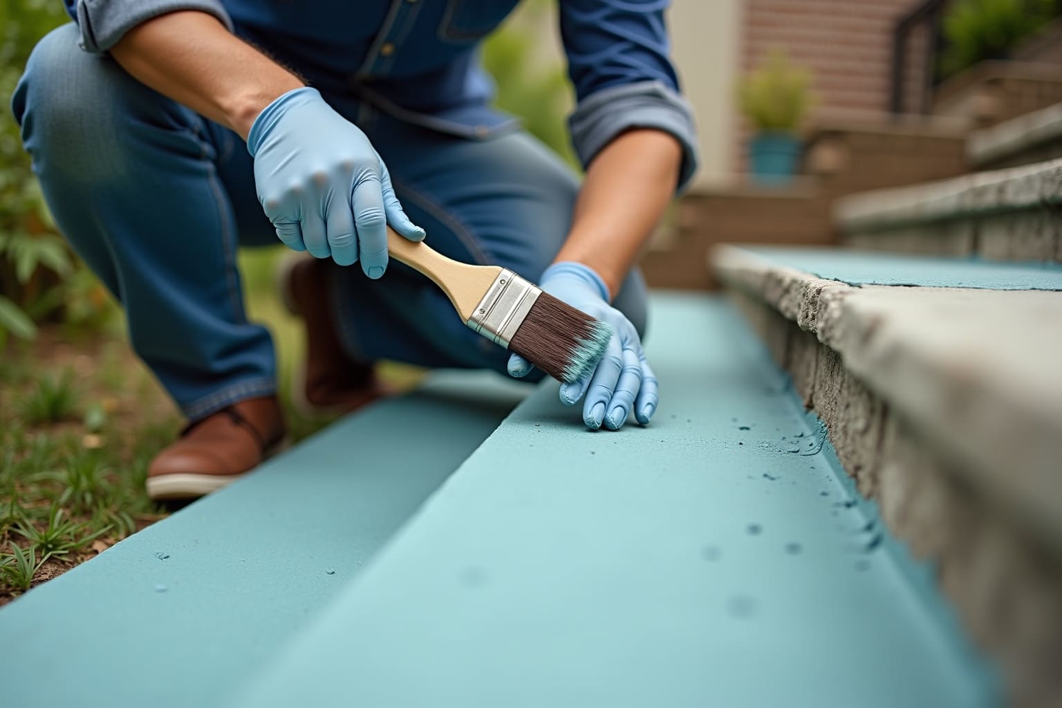 Steintreppe streichen: Anleitung und Tipps