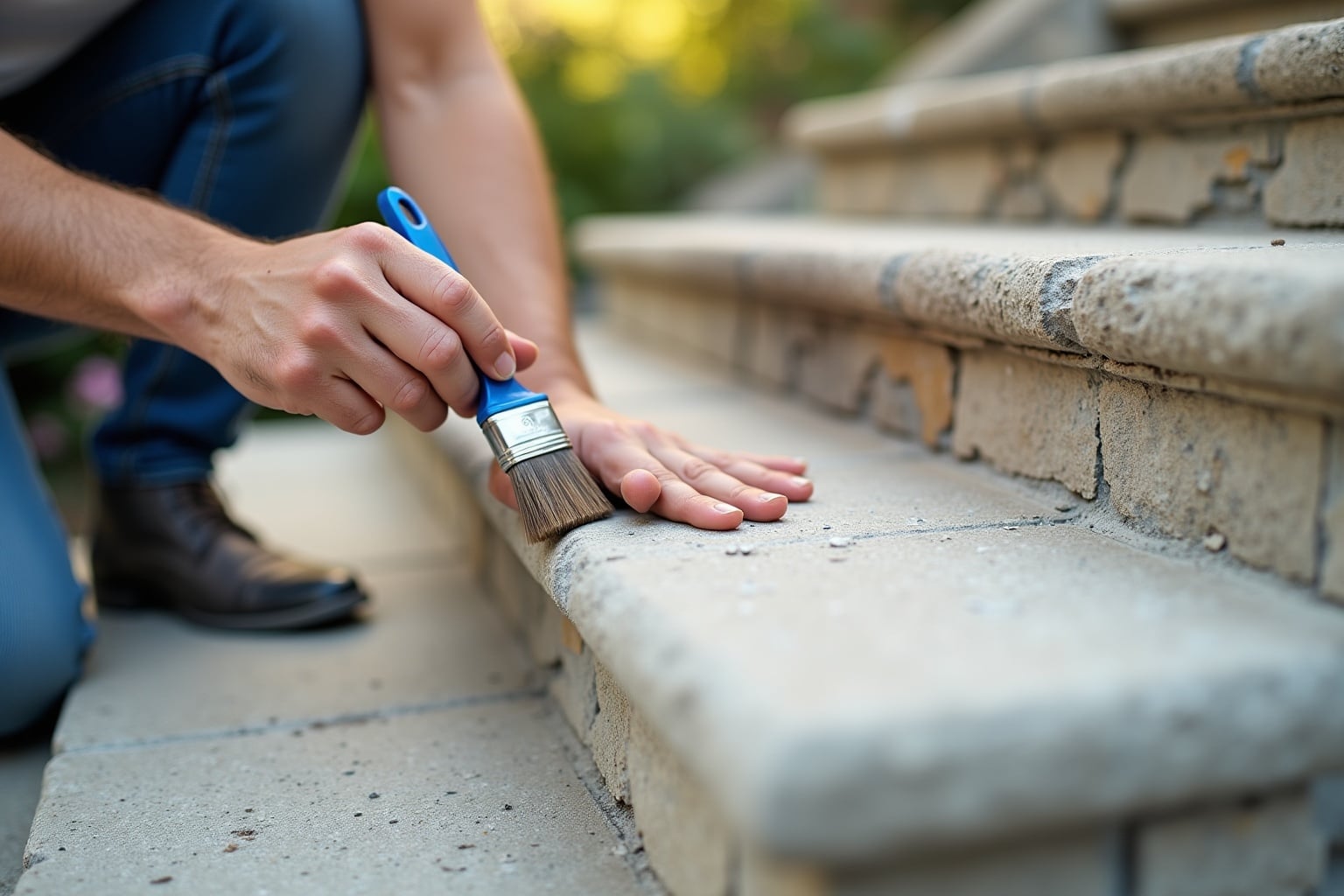 Steintreppe streichen: Anleitung und Tipps