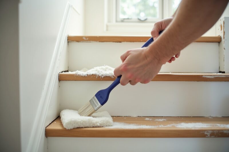 Treppen streichen: Anleitung und Tipps