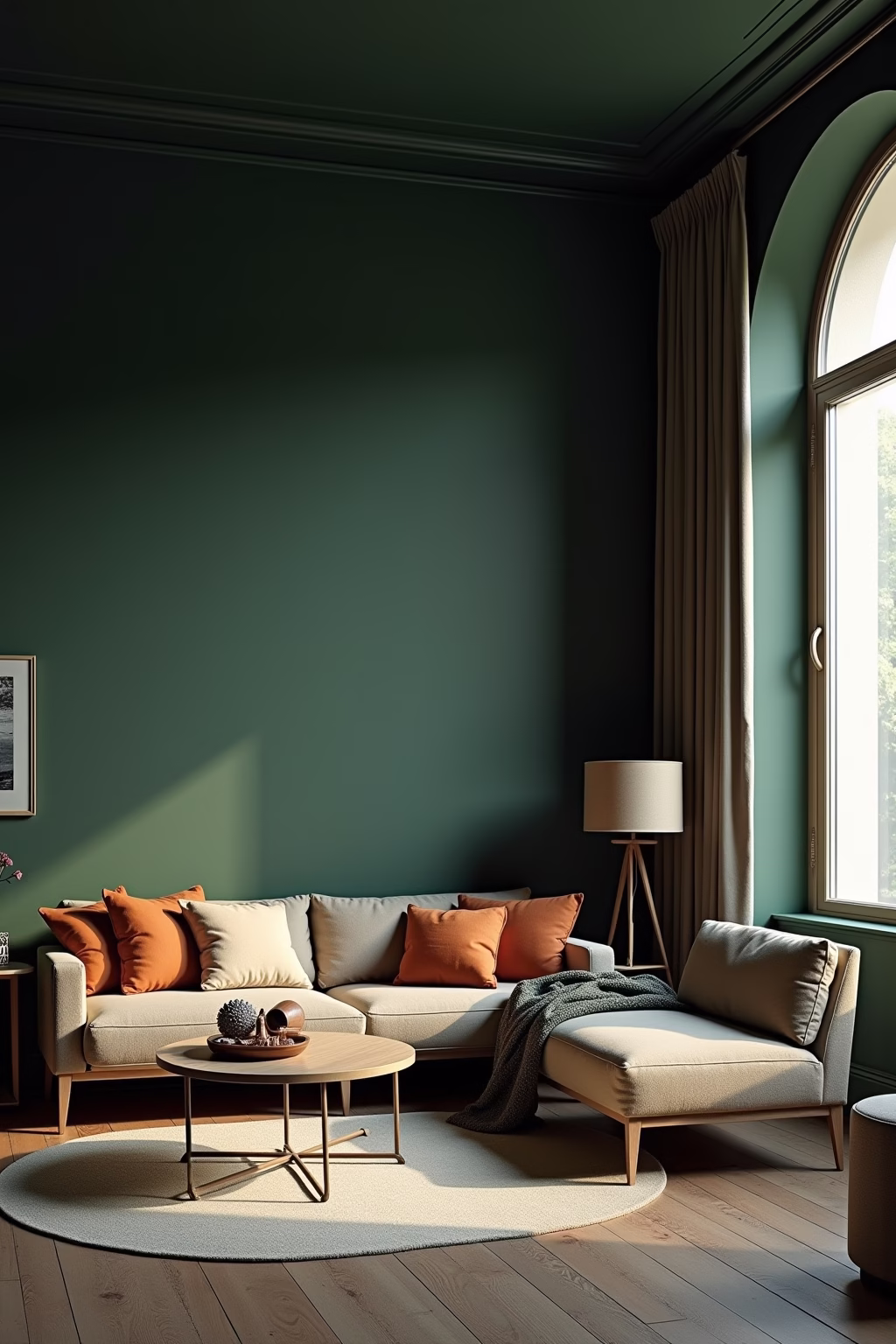 wandfarbe dunkelgruen outline 2