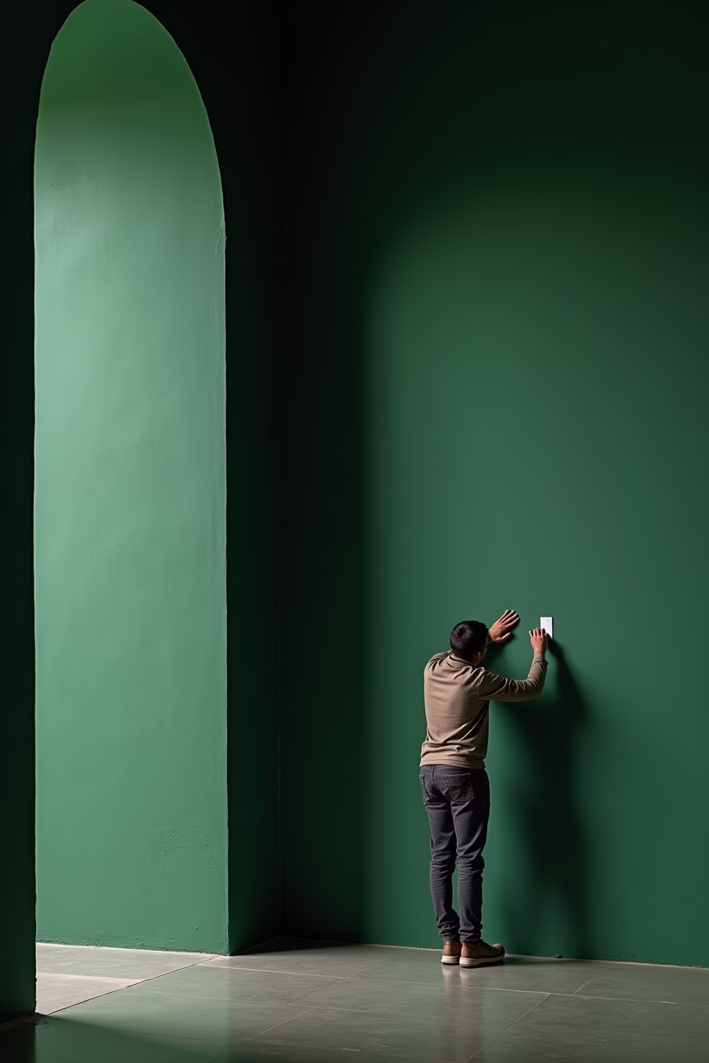 wandfarbe dunkelgruen outline 8