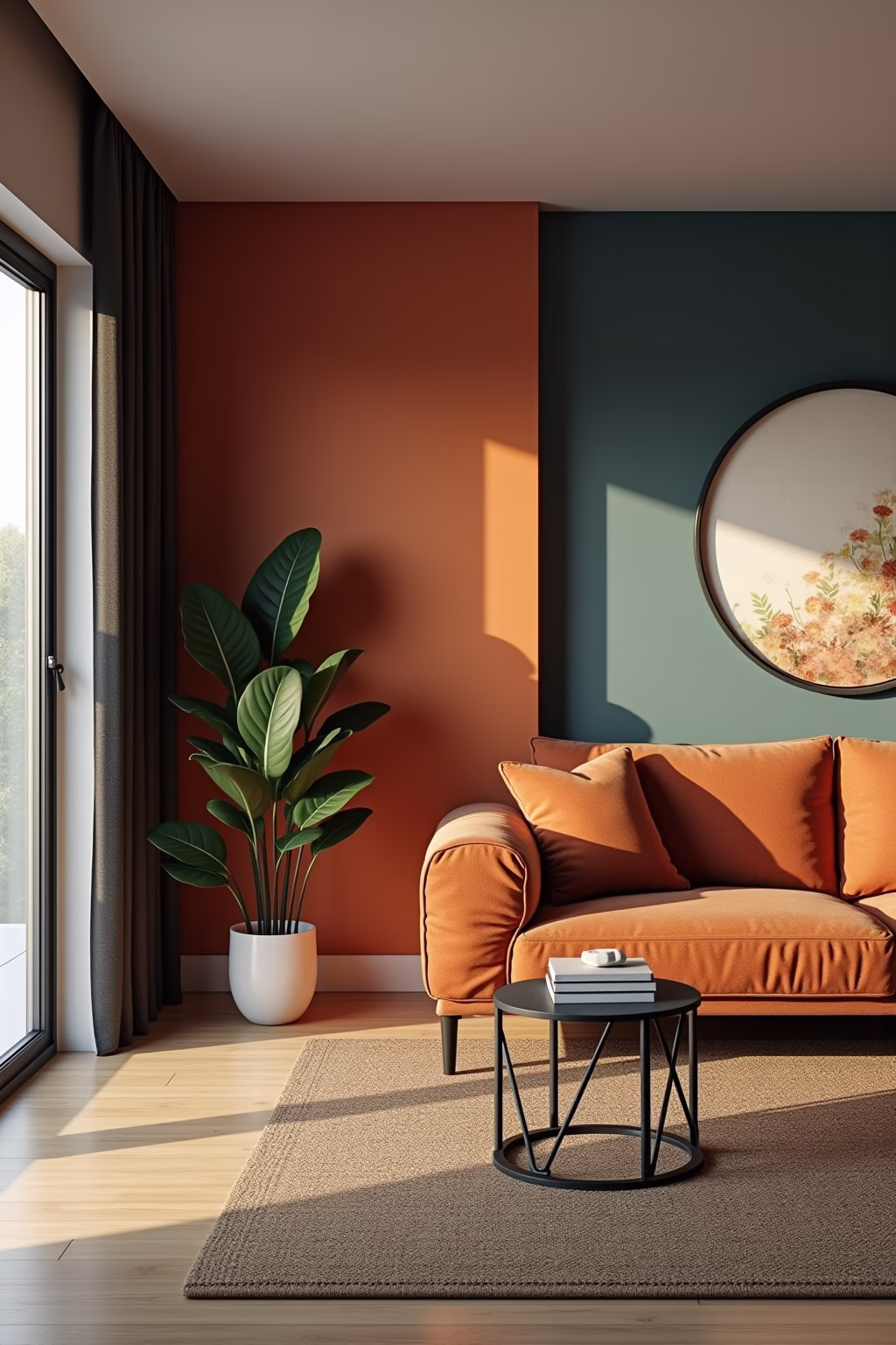 wandfarbe wohnzimmer outline 3