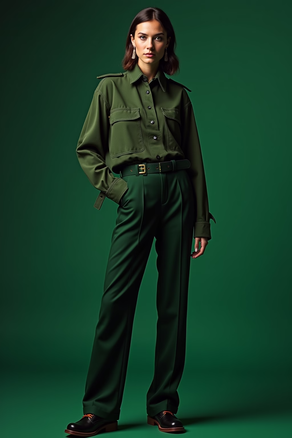 welche farbe passt zu dunkelgruen kleidung outline 8