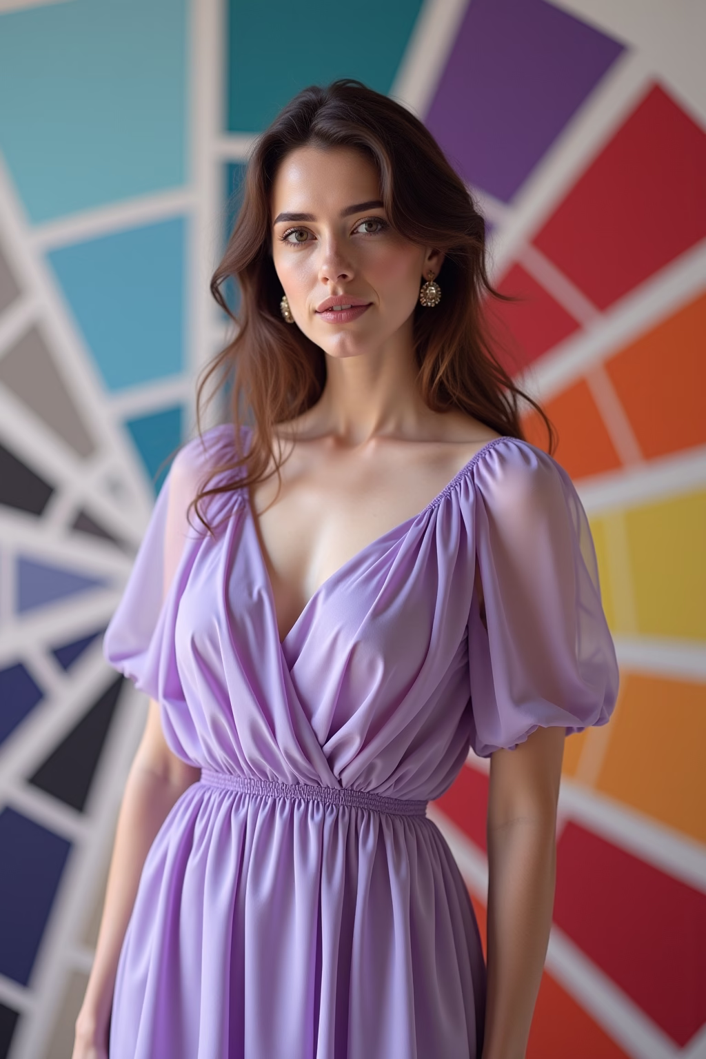 welche farbe passt zu flieder kleidung outline 1