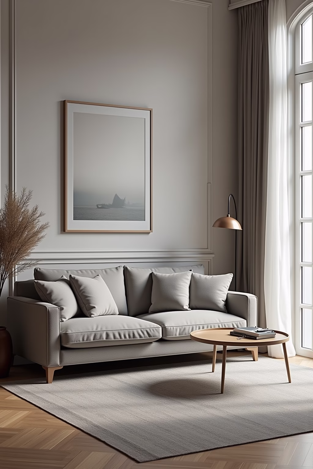 welche farbe passt zu grau sofa outline 1