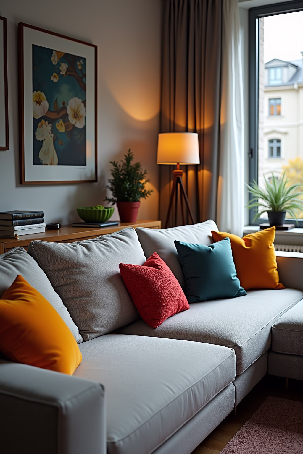 welche farbe passt zu grau sofa outline 3