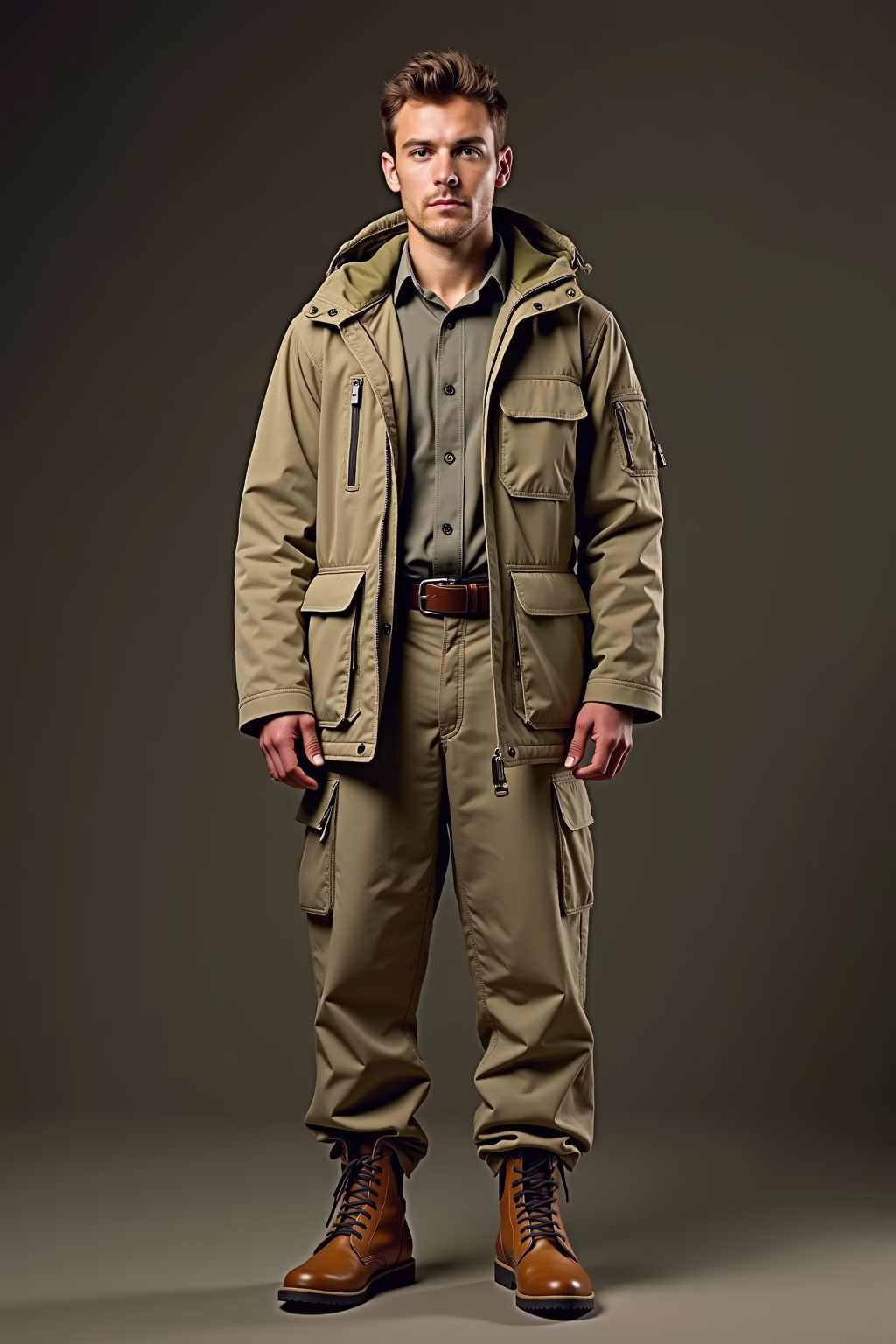 welche farbe passt zu khaki outline 7