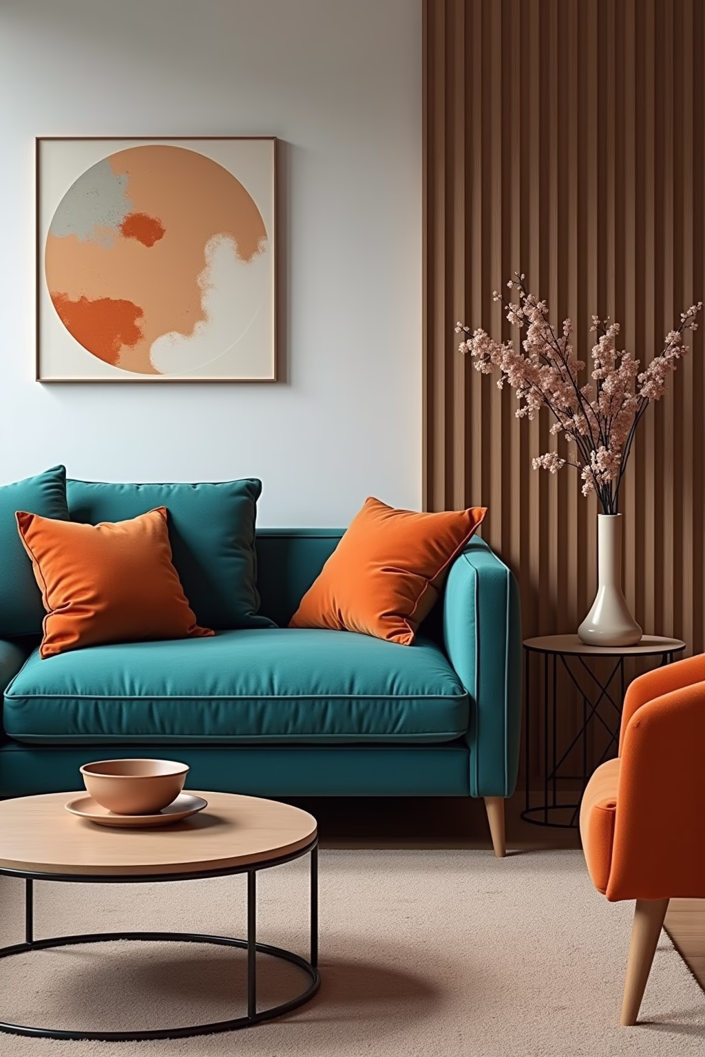 welche farbe passt zu petrol sofa outline 4