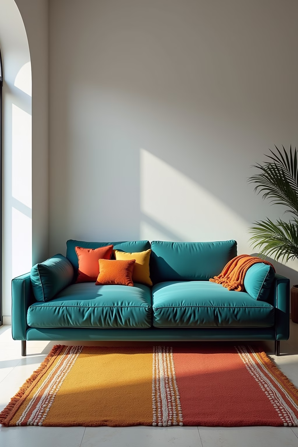 welche farbe passt zu petrol sofa outline 7