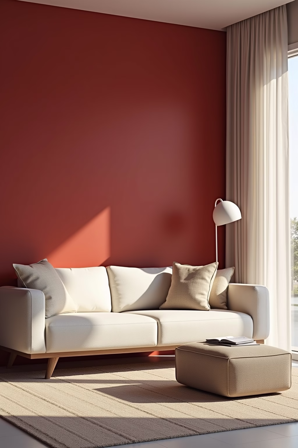 welche farbe passt zu rot wohnzimmer outline 2