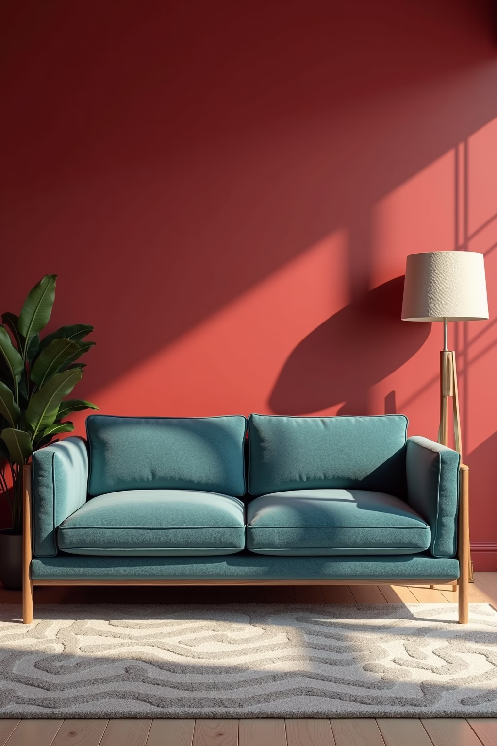 welche farbe passt zu rot wohnzimmer outline 3