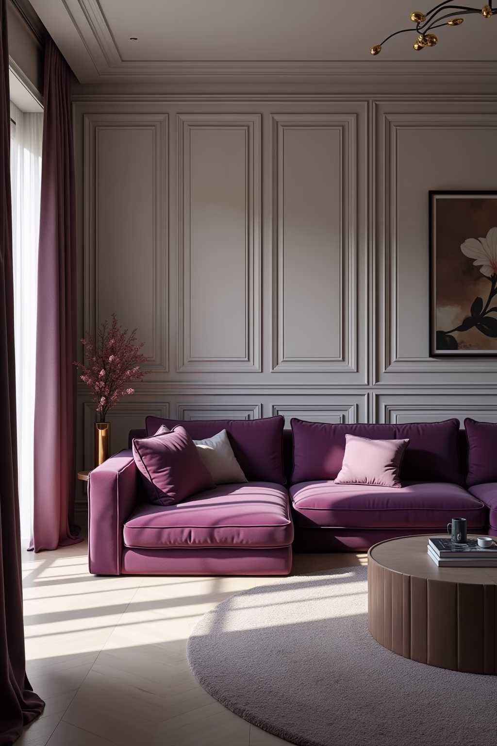 welche farbe passt zu violett outline 6