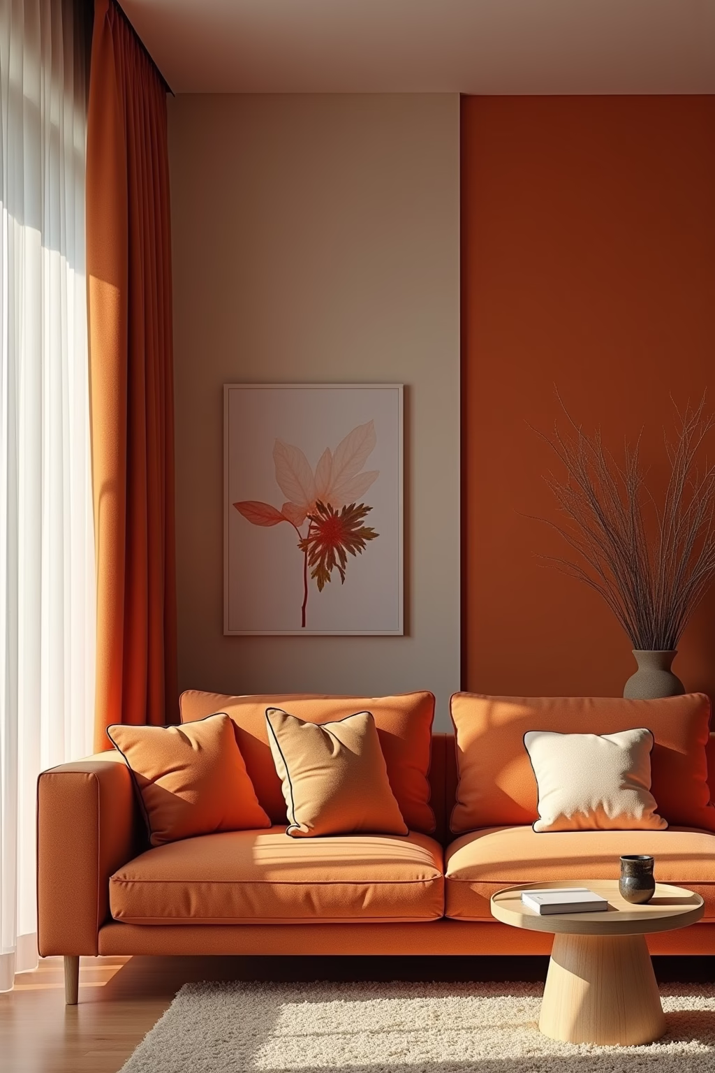 welche farben passen zu orange outline 7